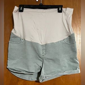 Liz Lange for Target Maternity Shorts in Sage Green